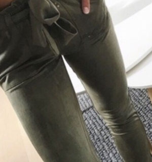 Casual Ladies Khaki Green Trousers