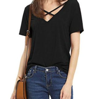 Criss Cross Neck Top