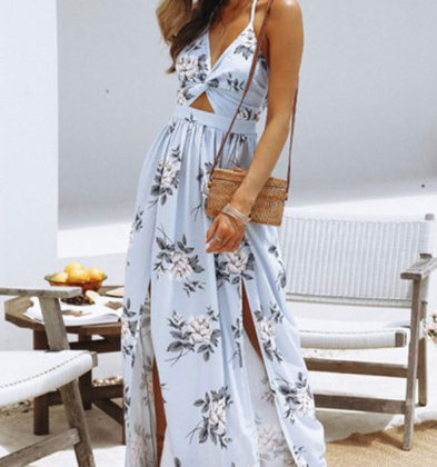 Casual Long Maxi Beach Dress Casual Long Maxi Beach Dress