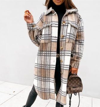 Windbreaker Check Jacket